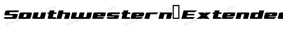 Southwestern-Extended Italic字体转换
